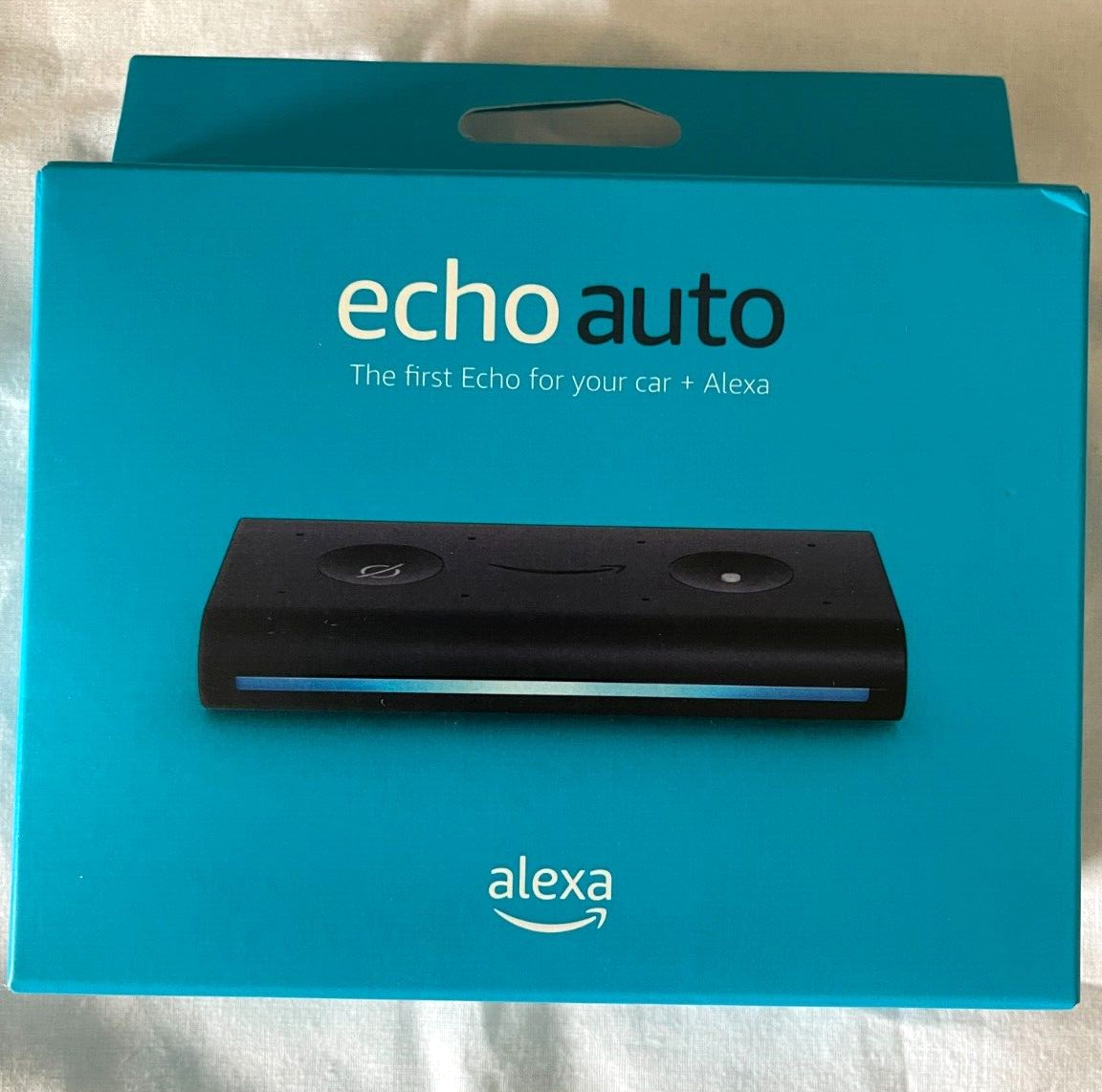 Amazon - Echo Auto Smart Speaker with Alexa - Black-image