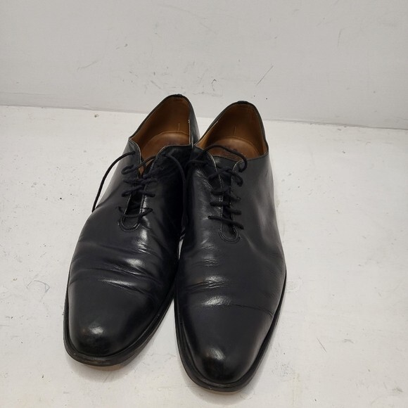 John Fluevog Twin Turbine Black Lace Up Vintage Styled Men  display picture 1