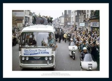 West Bromwich Albion 1968 FA Cup Final Open Top Bus Photo