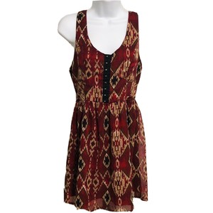 dark red women's dress