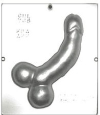 Large Curved Penis  Chocolate Candy Mold 765 NEW