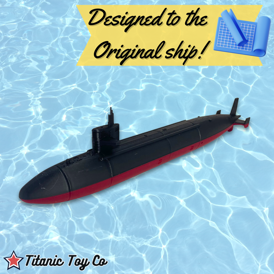12-Inch Sturgeon-Class Submarine Model– Cold War-Era Fast Attack ...