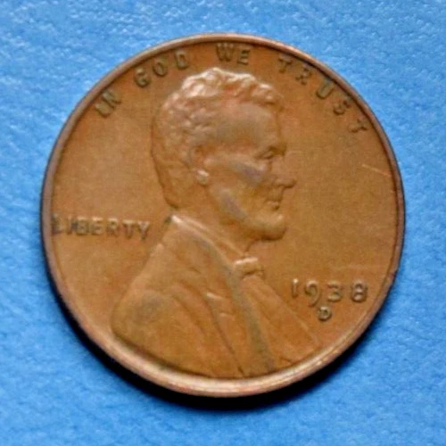 1938 D Lincoln Wheat Cent ~ XF EXTREMELY FINE ~ Bronze Penny 1c Coin