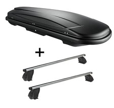 Dachbox VDPJUXT400L+Dachtr&auml;ger K1P Alu f&uuml;r f&uuml;r Mercedes GLE Coup&eacute; C292 5T&uuml;rer ab