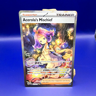 The Pokémon Company Acerola's Mischief ME01 183/132 Ultra Rare Holo English