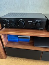 Denon DN-A100 integrated amplifier. Black. In good condition.  45 watts