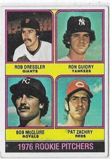 1976 Topps Ron Guidry rookie card Hi #599-Ex. rookie card picture