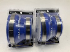 2 Spectre 9766 Cold Air Intake Rubber Reducer Coupler Hose From 4 To 3 Blue