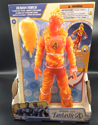 Marvel Studios Fantastic 4 First Steps- Titan Hero Series HUMAN TORCH 10'' Figure