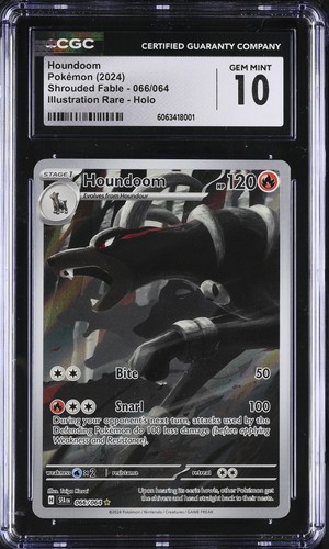 Houndoom graded CGC 10 for sale on eBay