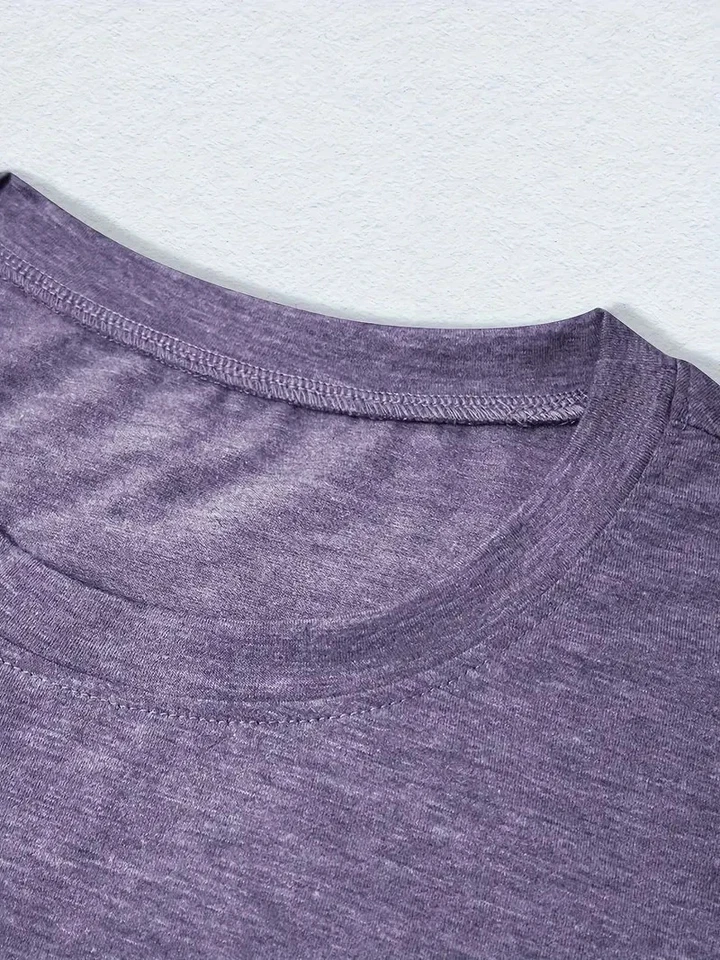 Celestial Sun & Moon Graphic T-Shirts Women’s Boho Casual Pretty Crew Neck Tops - Image 3 of 4