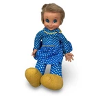 Vintage Mattel Mrs Beasley Doll Family Affair 1967 Hong Kong 21" Blue Dress