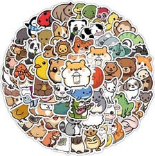 100 PCS Water Bottle Stickers for Kids, Cute Vinyl Aesthetic Waterproof Stickers