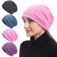 Slouchy Beanie Hats for Women Men, Chemo Headwear Cotton Beanies Soft Lightwe...