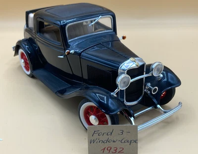 Yat Ming 1:18 Ford 3Window Coupe 1932 Diecast Model Car Classic American Hot Rod - Bild 1 von 4