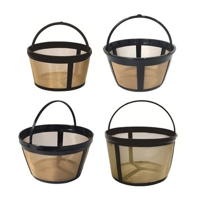Set Of 4 Multipurpose Coffee Filter Crafted From Rusts Resistant Metal Materials