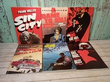 Sin City 1st Edition Graphic Novels X6 By Frank Miller 1990s Bundle Job Lot Book