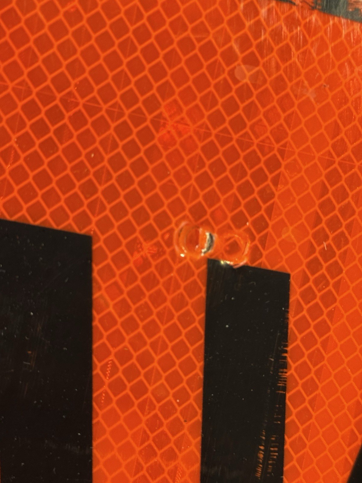 Fun Vintage BEAVER ST Orange Reflective Municipal Construction Street Sign 