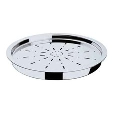 Contenitore Portaburro Crostacei Buffet Tondo Acciaio Inox 46 cm Abert