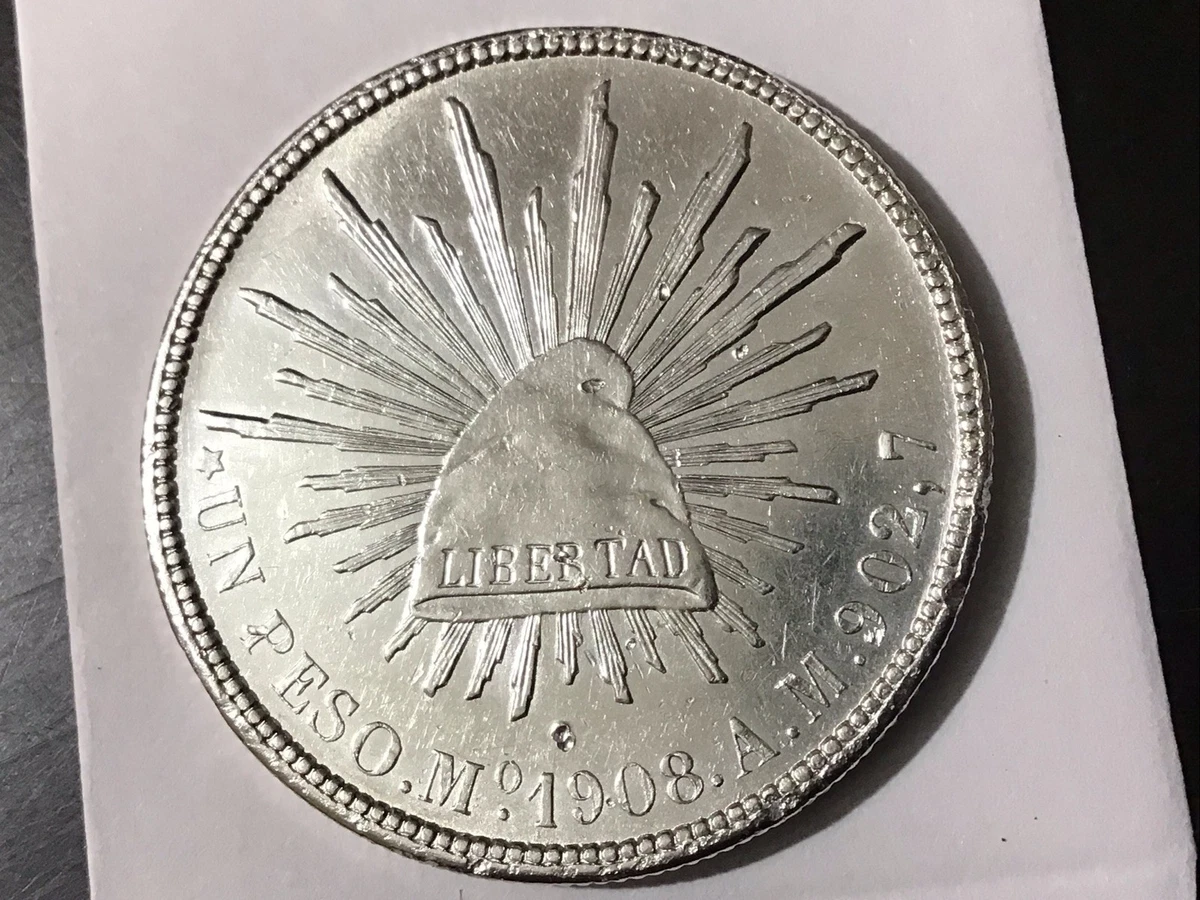1 Peso 1908 Year Mexican Coins (1905-Now) for sale | eBay