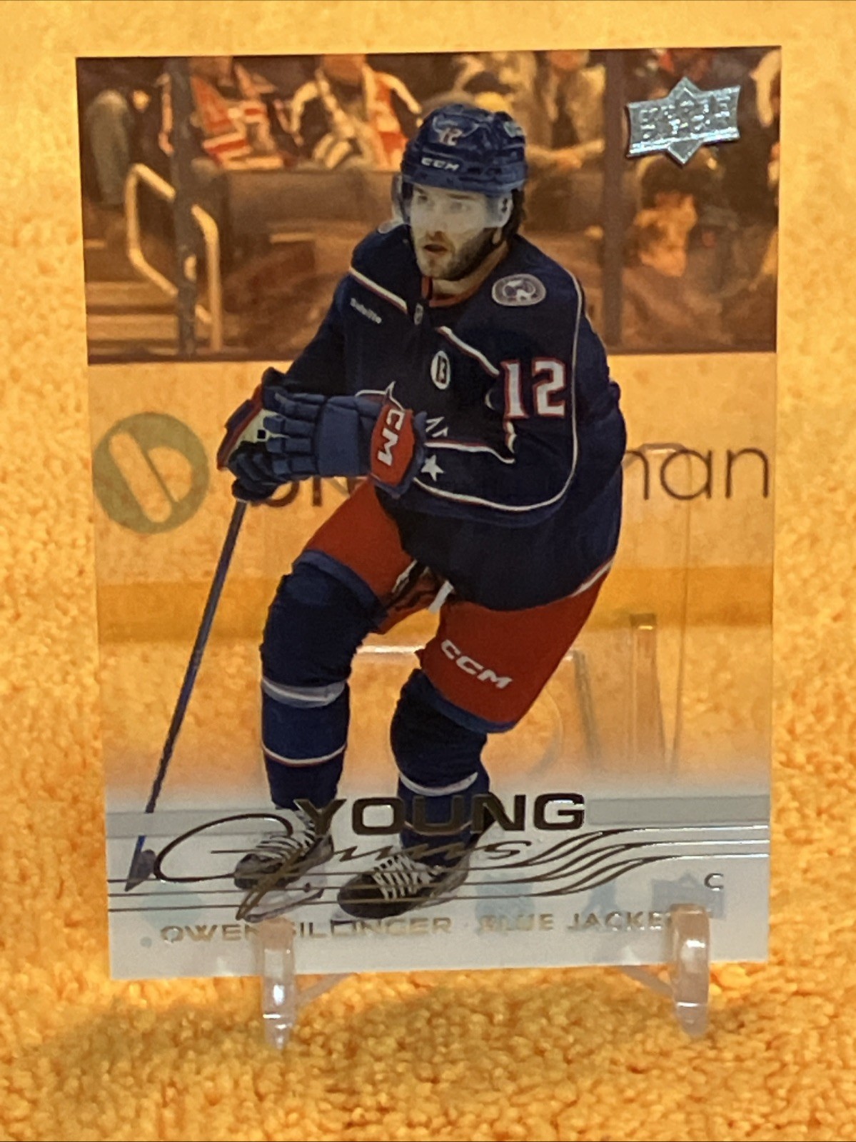 Owen Sillinger RC 2025-26 Upper Deck Series 1 #227 CLEAR CUT YOUNG GUNS - CBJ