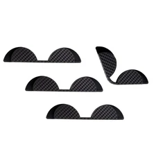 4Pcs/Set Car Door Edge Bumper Guard Scratch Protector Anti Collision Strip Decor