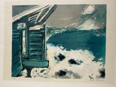 Sarah Churchill Limited Ed. Original Lithograph Signed Numbered Malibu Nights