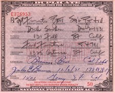 Vint 1931 Prohibition Whisky Booze Prescription Doctor Pharmacy Bar California