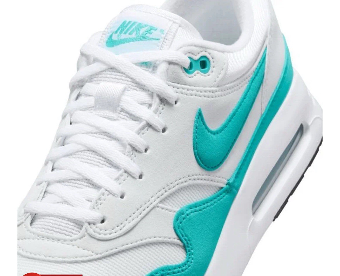 Nike Air Max 1 86 OG Golf Shoes - White/Platinum/Blk/Dusty Cactus