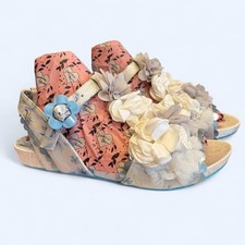 Blossoming Beauty Bridal Sandals by Irregular Choice New with Box. Size 6 EU 36