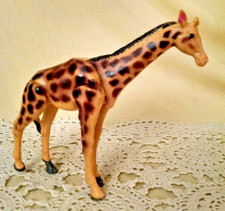 Giraffe Figure Plastic Articulated Unmarked Zoo Safari Educational Learning Toy