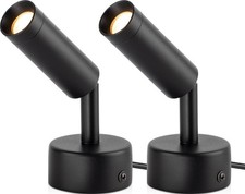 2 Pack Indoor Spotlight Led Up Lights For Plant 120v Floor Spot Lights Accent Li