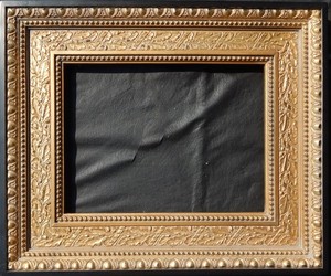Ornate 12x16 Baroque Revival Style Hand Carved & Gilded Older Wood Frame NO RES,