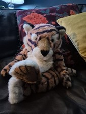 RUSS BERRIE 'Tickles' The Bengal Tiger Soft Plush Toy 36cm