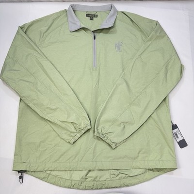 NWT Peter Millar Crown Sport Geneva Windbreaker Mens M North Fork Country Club
