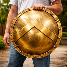 Spartan Shield 300 King Leonidas Shield Greek Warrior Metal Cosplay Replica