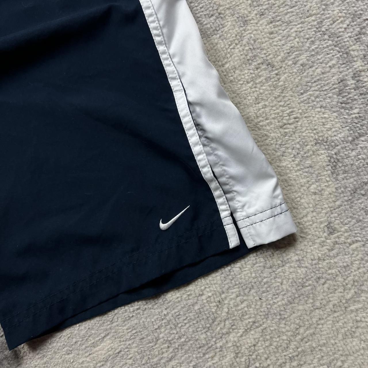 Vintage Y2K Navy Nike Track Pants Large Mens* Nylon Baggy Wide Leg image 4