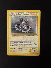 Lt. Surge's Magneton 8/132 Gym Heroes Holo Unlimited Pokemon - Heavily Played on eBay