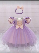 Infant Baby Girls Flower Tutu Dress Princess Pageant Wedding Christening Party