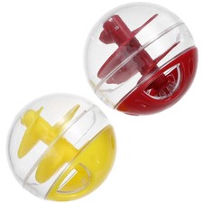 2 Pcs Cat Treat Dispenser Activity Toys Interactive Kitten Puzzle