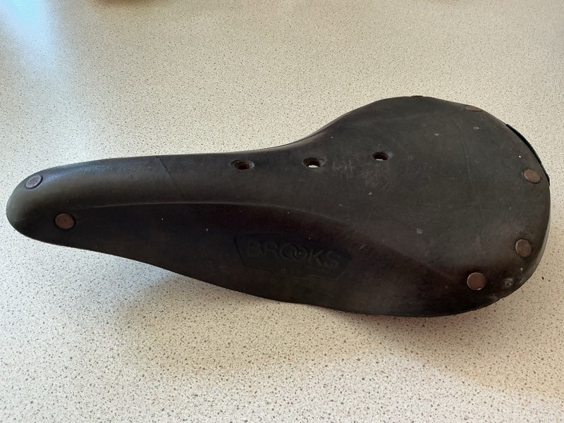 Brooks B17 Champion Standard Leather Bike Saddle Brown, Vintage, Made in England