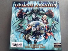 VENOM Assault board game. Cooperative Deck builder. Out of print!