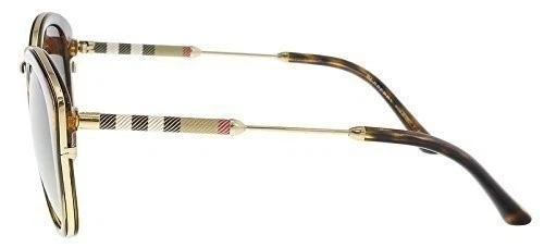 BURBERRY BE 4251Q 300213 53 毫米深哈瓦那棕色渐变太阳镜 — 第 4/4 张图片