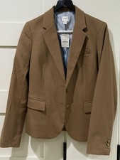 J.CREW Petite Original Schoolboy Blazer Camel Brown, Size 6
