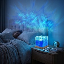 Northern Lights Projector Galaxy Lamp 16 Color LED Mood Light Remote Ocean Wave