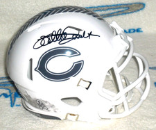 WILLIE GAULT SIGNED CHICAGO BEARS SALUTE TO SERVICE MINI HELMET - J.S.A. Cert