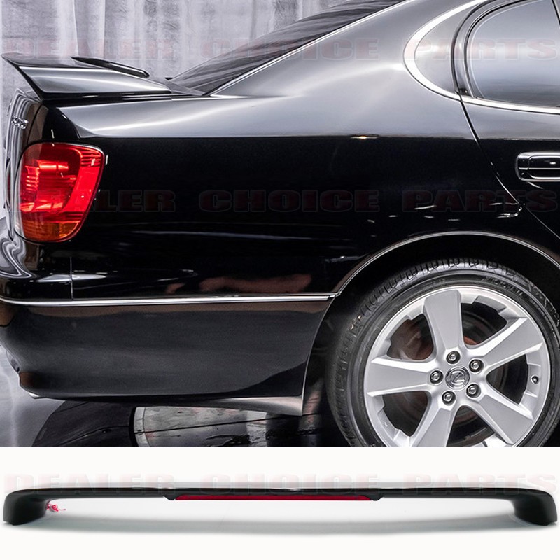 For 1998-2005 Lexus GS Factory Style Trunk Spoiler Wing w/Light