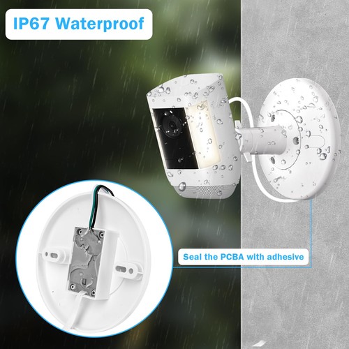 Stick Plus iTODOS Hardwired Kit for Ring Cams Outdoor Cam Plus, Stick Up Cam ...