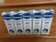 5 sealed boxes Balmex Complete Diaper Rash Cream 4oz each