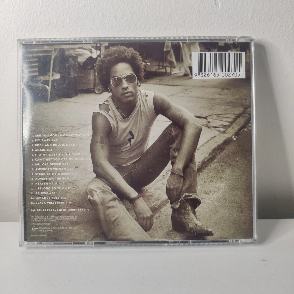 Lenny Kravitz Greatest Hits 2000 Virgin CD Compilación Rock Funk En muy buena condición Foto 2 de 4